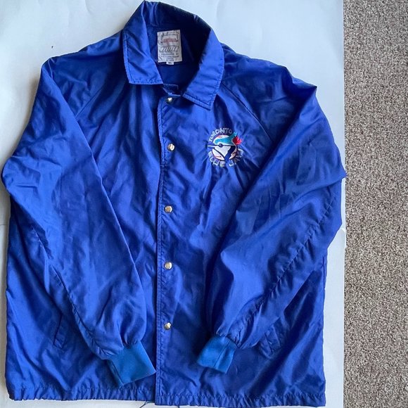 Softwear Other - Vintage Toronto Blue Jays Button Up Windbreaker Jacket XL